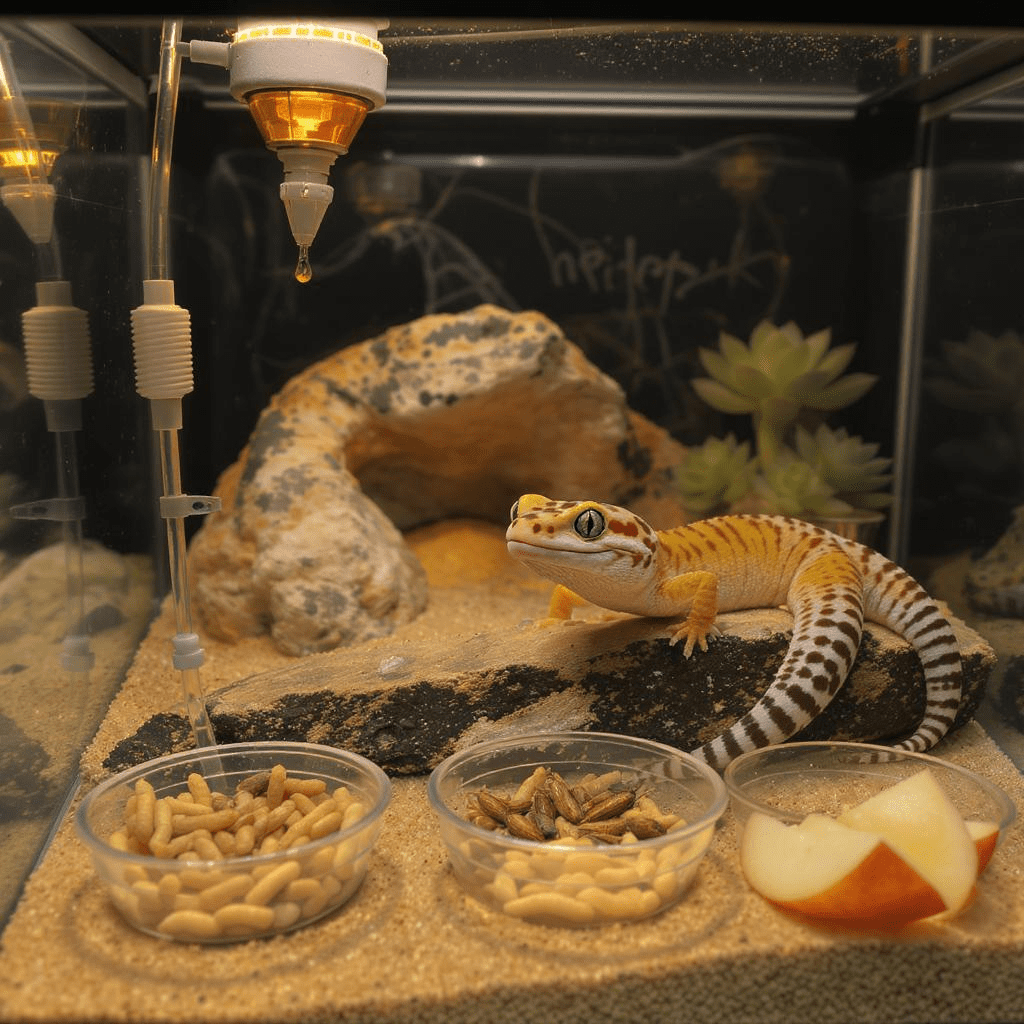 découvrez notre guide complet sur l'alimentation de votre gecko léopard. apprenez à choisir les meilleurs aliments, à établir un régime équilibré et à assurer la santé et le bien-être de votre reptile. idéal pour les propriétaires débutants et expérimentés.