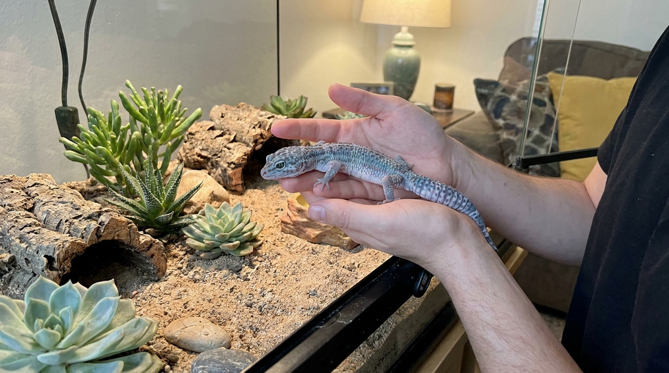 gecko léopard bleu prix en situation réelle